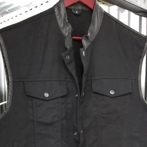 Denim Motorcycle Vest